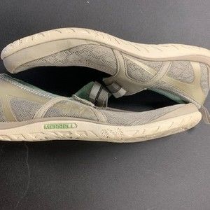 Grey and Mint Green Merrell Slip-ons Womens 8M